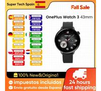 Nuevo reloj inteligente OnePlus Watch 3 versión Global 1,5 pulgadas pantalla LTPO AMOLED memoria de 32GB Snapdragon W5 Wear OS de Google Sliver 43mm