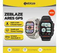 Nuevo reloj inteligente Zeblaze Ares GPS con Alexa incorporado y GPS para hacer/reparar llamadas telefónicas Smartwatch ritmo cardíaco Spo2 reloj de seguimiento de Fitness Moon White