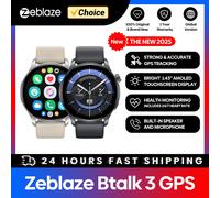 Zeblaze Btalk 3 GPS Bluetooth 1,43" Gris Correa Única 3 ATM SpO2 Pulsómetro