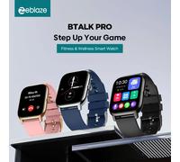 Nuevo Zeblaze Btalk PRO, Reloj Inteligente con Pantalla HD de 1.91'', Llamadas de Voz, Múltiples Modos Deportivos, Seguimiento de Salud Silver