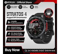 Zeblaze Stratos 4 Bluetooth GPS 1,43" Negro Correa Única 5ATM SpO2 Pulsómetro