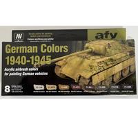 Nuevo Set De Pinturas Vallejo, Colores Alemanes 1940-1945, 8x17ml Artículo 71206