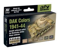 Nuevo Set De Pinturas Vallejo, Cuerpo Africano Alemán, 6x17ml Artículo 71207