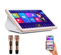 Nuevo Sist-ema De Karaoke con Pantalla Táctil, Mezclador Y Función De Eco, WiFi Y Aplicación, Reproductor De Karaoke Inteligente, Películas, Karaoke Y Transmisión En Vivo. 18.5in-8T