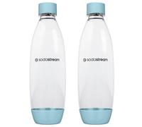 NUEVO SodaStream botellas Fresh Blue 1L juego de 2 aptas para lavavajillas...