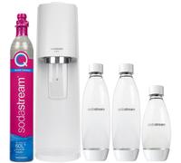 NUEVO SodaStream Chorro de Agua Terra Blanco Set de 3 Botellas QuickConnect CO2