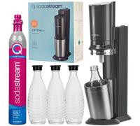 NUEVO SodaStream Crystal 3 0 chorro de agua 3 jarras de vidrio cilindro de CO2