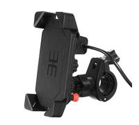Nuevo soporte universal para manillar de motocicleta con cargador USB para teléfono móvil GPS de 3. 5 a 6 pulgadas