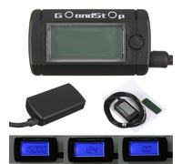 Nuevo tacómetro reloj hora máximo RPM pantalla digital LCD motocicleta bicicleta resistente al agua