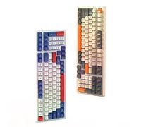 Nuevo Teclado Mecánico para Juegos K98 100Keys Teclado Mecánico de Tres Modos Hot Swap Teclado Mecánico para Juegos RGB Recargable Tipo-C. (Interruptor Crepúsculo/Rojo)