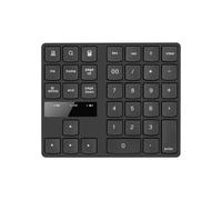 Nuevo Teclado Numérico Inalámbrico de 2,4 G, Portátil, de 35 Teclas, para Contabilidad Financiera, Teclado de Oficina, Recargable, Color Negro