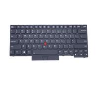 Nuevo teclado retroiluminado para portátil para Lenovo 01YP428 E480 E485 L480 Yoga L380 L390 L490 T480s T490 T495 Teclado de diseño de EE. UU. con puntero de ratón negro