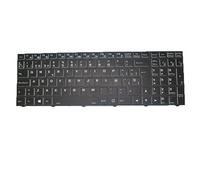 Nuevo Teclado sin retroiluminación para CLEVO NJ50AU NJ50CU NJ50GU NJ50LU NJ50MU NJ50PU NJ50ZU Español SP con Marco Negro para portátil