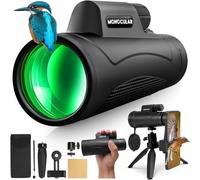 Nuevo telescopio monocular 2025-80x100 de alta potencia para smartphone, monoculares de alta definición para adultos con adaptador/trípode para observación de aves, senderismo, caza, camping, viajes,