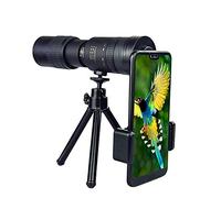 Nuevo telescopio monocular de Alta definición Resistente al Agua 40X60, telescopios portátiles monoculares de Prisma Bak4 de 12X50 HD con trípode para Soporte de teléfono para observación de Aves