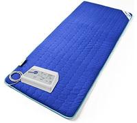 NUEVO: Terapia de campo magnético THERAMAG PROFESIONAL Terapia con imanes / Terapia del campo magnético Incl. Unidad de control y Estera de la tela + Accesorio elegible: Cojín + Mango buen precio - Azul, alfombrilla tela +control remoto+cojín