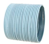 ¡NUEVO! Touchstone Indian Bollywood "Colección de brazaletes de color pastel" Brazaletes de joyería de diseño de color azul cielo claro, bellamente hechos a mano, de elección occidental. Juego de 24.