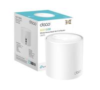 [Nuevo] TP-Link Deco X10(1-Pack)|AX1500 Whole Home Mesh Wi-Fi 6 System-Cobertura hasta 360 m2, 3X Puertos GigabIt por Unidad, Banda 160MHz Canal, ODFMA, 1024QAM, Color Blanco