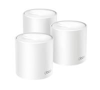 [NUEVO]TP-Link Deco X1500 (3-Pack) - Sistema WiFi 6 AI Mesh, AX1500 Doble Banda 2.4 GHz/5 GHz, Cobertura hasta 600 m2, 3X Puertos GigabIt por Unidad, Banda 160MHz Canal, ODFMA, 1024QAM, Color Blanco