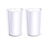 [Nuevo] TP-Link Deco X90(2-Pack) - Repetidor WiFi Mesh AX6600. Sistema AI Mesh Wi-Fi 6, Tri-Banda,1xPuerto 2.5Gbps/ 1xPuerto 1Gbp, Antena Inteligente, Modo Router/Ap, ODFMA, 4x4 MU-MIMO,WP3,