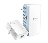 Nuevo TP-Link TL-WPA1000 Kit Powerline WiFi, PLC, AV1000 Mbps, 1200 Mbps en WiFi,Doble Banda, 1 Puerto Gigabit, Plug and Play, HomePlug AV2, Blanco