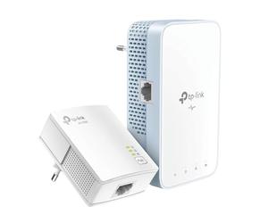 Nuevo TP-Link TL-WPA1000 Kit Powerline WiFi, PLC, AV1000 Mbps, 1200 Mbps en WiFi,Doble Banda, 1 Puerto Gigabit, Plug and Play, HomePlug AV2, Blanco