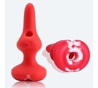 Nuevo túnel hueco funda anal funda para pene dilatador de tapón anal de silicona para hombre gay ano SM masaje de próstata expansión juguetes sexuales eróticos para hombres regalo para parejas(Loch in