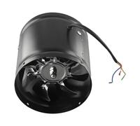 Nuevo Ventilador Extractor, De Tubo En Línea, 150mm, 2800r/Min, 50Hz, Conducto Humo, Cines Y Restaurantes Tienda de cultivo(Nero)