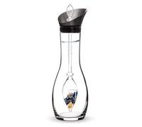 Nuevo! Vitajuwel Decantador Era con 5 Elementos Bohemio Soplado Cristal Garrafa para Piedra Vial 1.3L