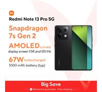 Nuevo Xiaomi Redmi Note 13 Pro 5G Smartphone 128GB/256GB ROM 200MP OIS Cámara Snapdragon 7s Gen 2 67W Turbo carga 6,67 "AMOLED Purple Aurora