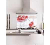 *** NUEVO *** XXL Guindas Vistoso Cocina Pegatina Calcomanías Hermosa decoración. Fotomural art deco. Casa Decoración de pared Decoración