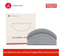 Nuevos accesorios originales Roborock Saros 20 Sonic: filtro HEPA, cepillo principal, cepillo lateral, paño de limpieza, bolsa para polvo para S10 MaxV Ultra, repuestos. 2 pcs mop cloth