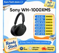 Nuevos Auriculares Inalámbricos con Cancelación de Ruido Sony WH-1000XM5, Batería de 30 Horas, Procesador Integrado V1, Ajuste Suave de Cuero, 4 Micrófonos Blue