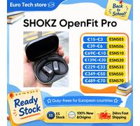 Audífonos Inalámbricos Originales SHOKZ OpenFit Pro Open T010, 50 Horas de Reproducción, Dolby Atmos, IP55 Resistentes al Agua, Conducción de Aire Black