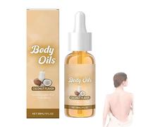 Nuevos Body Drops - Elige tu aroma favorito, Aceite corporal hidratante, reafirmante y nutritivo, Perfume para mujer, Loción (Leche de coco)