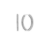 Nuevos pendientes de aro de corazón asimétricos de plata de ley 925 para mujeres europeas, pendiente de joyería DIY