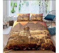 NUEYSP Funda Nordica Cama 135 Egipto Infantil Fundas Nordicas Cama 135 para Juvenil con Cremallera Cómodo Microfibra Fundas Nordicas 200x220 cm + 2 Funda de Almohada 50x75 cm