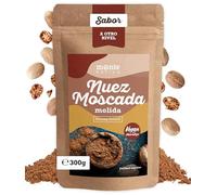 Nuez moscada molida Monte Nativo (300 g) - Para curry y chai | Nuez moscada molida para cocinar, perfecta - Ideal para rallador de nuez moscada