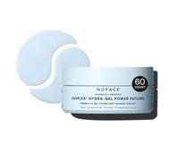 NuFACE IonPlex Hydra Gel Power Under Eye Parches - Gel Máscara de gel para ojos hinchados y ojeras - Almohadillas refrescantes e hidratantes para estimular y aclarar (60 unidades)