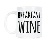 Nufar De29mbB56 - Taza de café y vino de desayuno, taza de cerámica de 325 ml