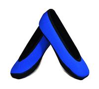 Nufoot - Zapatillas de estar por casa para mujer Royal Blue Small S