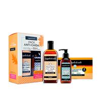 Nuggela & Sulé Pack Anti-Caída | Precio, Comprar n/a Contenido del Estuche: Champú Premium Nº 1 Cebolla 250 ml + SuprAcondicionador Imperial 100 ml + Ampollas Anticaída 4 Unidades x 10 ml