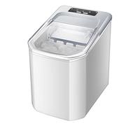 Nugget para máquina de hielo, máquina de hielo portátil, máquinas de hielo compactas encimera autolimpieza, bajo nivel de ruido Perfecto para fiestas Bebidas mezcladas
