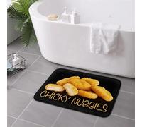 Nuggets de Pollo 3D sabrosos, felpus Antideslizante, Alfombra, Alfombra para la Entrada de la Cocina, Alfombrillas para los pies del dormitorio-60x90cm