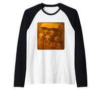 Nuggets de Pollo Voodoo Doll, Lindos, Kawaii, Divertida Comida rápida Camiseta Manga Raglan