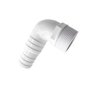 NUHFUFA 1 adaptador de manguera de piscina de codo de púas de 90 grados de 1.5 pulgadas compatible con Hayward SPX1105Z3/SPX1105Z4/SPX1091Z7 conector para bomba de piscina sobre el suelo, filtro