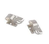 NUHFUFA 2 piezas de repuesto de batería AAA de metralla, soporte de batería multímetro clip de fijación para multímetro FLUKE 101 106 107 302+ 303 305 324 accesorios de abrazadera