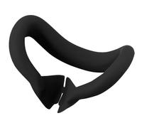 NUHFUFA Cubierta facial de silicona para auriculares VR compatible con Quest 3, almohadilla de interfaz facial en forma de V, almohadilla de nariz antifugas, a prueba de sudor y lavable, accesorios VR