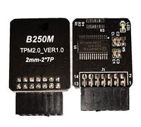 NUHFUFA TPM2.0 módulo TPM 14 Pin 2 * 7P módulo de Seguridad Apto para MSI B250M Win11 Plataforma Piezas(LPC)