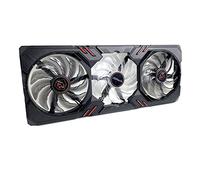 NUHFUFA Ventilador de refrigeración para tarjeta gráfica ASROCK RX6600XT 6650XT 8GB Phantom Gaming D, accesorios de tarjeta gráfica (un juego con carcasa)